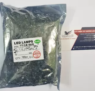 Bịch led 3 màu :đỏ, xanh lá, xanh biển 2-2.2V ( 1000pcs) 5mm